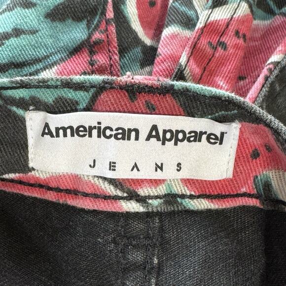 American Apparel Watermelon Print Women's Shorts Size 28/29 Summer Time Sandia - Picture 7 of 9